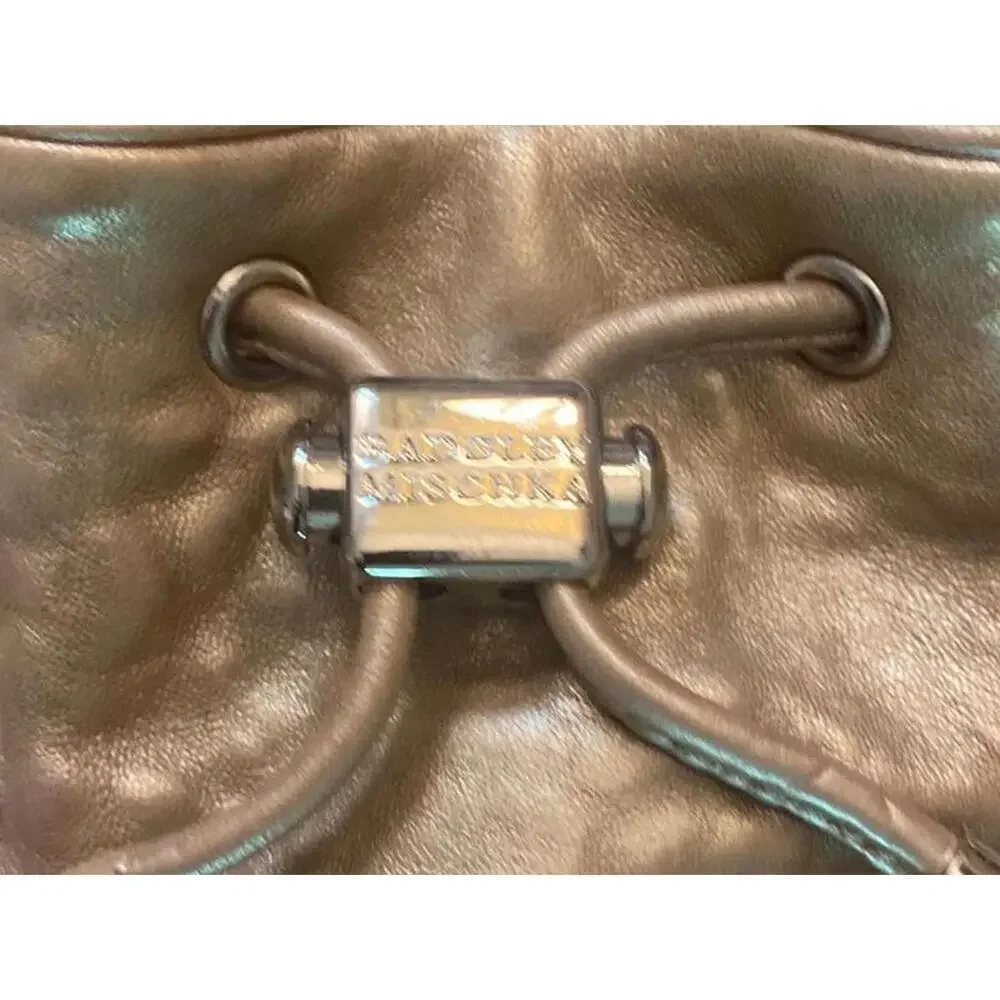 Badgley Mischka  Metallic Bucket Bag with Tassel - Picture 6 of 10